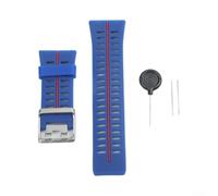 RiseNova Cinturino in silicone bicolore per Polar per v800 per Smartwatch | Comodo braccialetto flessibile morbido per lo sport, facile installa la cinghia dell'orologio 123+74mm