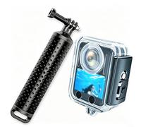 RiseNova per dji per osmo 360 II impermeabile Dive Caso (caso+Grip) | Custodia protettiva con profondità di 60 m con vista trasparente, guscio compatto in ABS per registrazione video subacquea