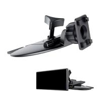 RiseNova Supporto per tablet da auto regolabile per slot CD per display da 7-10 pollici, adattatore wireless Carplay sicuro con adattatore per staffa incluso, auto in plastica ABS, per staffa schermo