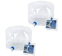 RISEPRO Contenitore per l'acqua Pieghevole 20L Confezione da 2 caraffa per l'acqua Senza BPA