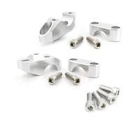 Riser Bar Mount Manubrio Morsetto Per CTX700 CTX1300 Riser Manubrio Per Moto Con Supporto Estensibile(D'argento)