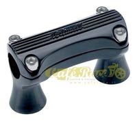 Riser Biltwell Thunder acciaio inox colore nero per manubri da Ø1" OMOLOGATI TUV