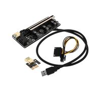 Riser Card per GPU con Estensione Alimentato Adattatore Pci per Estensione Compatibile con Dispositivi Interfaccia e Installazione Facile