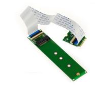 KALEA-INFORMATIQUE Riser Extender M.2 NGFF per il montaggio di un SSD PCIe M Key AHCI o NVMe M2 su una porta M2 E A Key con un cavo flessibile di 20 cm.