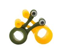 Riser Laptop A Forma Animale Piccolo Pieghevole Per Monitor,Giallo e Verde | construzione in plastica di alta resistenza, solleva lo schermo a un angolo comodo, aiuta a ridurre lo stiramento del collo