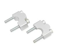Riser Manubri Moto Per Kawasaki Per Vulcan S650 VN650 EN650 Per Vulcan 650 2015-2022 Kit di supporto per manubrio rialzato Morsetti Manubrio(Argento)