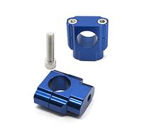 Riser Manubrio 22mm Manubrio universale for moto Maniglia for barra di grasso montaggio montaggio adattatore for morsetto 22mm 28mm(28mm blue)