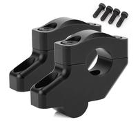 Riser Manubrio Alza Compatibile Con Yamaha Per XVS650 Per V-Star 650 Riser Manubrio Per Adattatore Morsetto Arretrato Per Moto Accessori Universali Modificati(Black)