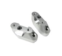 Riser Manubrio Alza Estendi Morsetto Per BMW Per R 1200 1250 Per R1250 Per R1200 RS 2019 2020 2021 2022 2023 Per R1200RS Per R1250RS Riser Manubrio Motocicletta Con Supporto Posteriore(Silver)