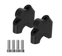 Riser Manubrio Alza Estendi Morsetto Per BMW Per R1200GS Per R1250GS Per Adventure Per GS 1200 1250 Per R1250RS Per S1000XR Per R1200R Riser Manubrio Motocicletta Sollevatore CNC(Black)