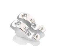 Riser Manubrio Alza Estendi Morsetto Per BMW Per RNine T Per R9T Per R Nine T Per RNine Manubrio Per Moto Morsetto Manubrio Adattatore Di Montaggio Posteriore 28 Mm(Silver)