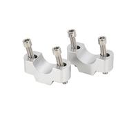 Riser Manubrio Alza Estendi Morsetto Per BMW Per S1000XR Per S 1000 XR 2020 2021 Accessori Per Moto Riser Per Manubrio In Alluminio CNC Per Moto Morsetto Rialzo Per Motocross(Silver)
