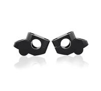 Riser Manubrio Alza Estendi Morsetto Per CL250 Per CL500 Per CB1100EX RS Per CBF1000F Per CBF1000 Per CB900F Morsetto Per Manubrio Rialzato Da 22 Mm(Black)