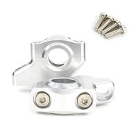 Riser Manubrio Alza Estendi Morsetto Per Suzuki Per V-Strom 250 Per V-STROM 650 Per DL650 Per V-Strom 1000 Per DL1000 Riser Manubrio Da 22 Mm 7/8" Offset Esteso Sollevato(Gloss Silver)