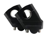 Riser Manubrio Alza Per NC700X Per NC750X Per CBF600S Moto Riser Per Manubrio Da 22 Mm 7/8" Riser Per Montaggio Su Morsetto Manubrio Per Moto Adattatore Di Montaggio Accessorio(Black)