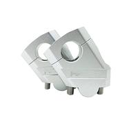 Riser Manubrio Compatibile con BMW per R1200GS LC Adventure per R1200GS ADV 2004 2005 2006 2007 2008 2009 2010-2012 Manubrio in Alluminio per Moto Manubrio Riser Bar Morsetto per Manubrio (Color : Si