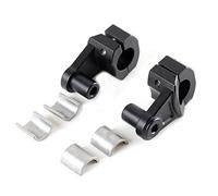 Riser Manubrio Compatibile Con Ducati 22MM 7/8"-28MM 1 1/8" Morsetto Di Sollevamento Del Manubrio Della Motocicletta Morsetto Di Estensione Dell'impugnatura Del Manubrio Di Sollevamento(Black)