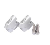 Riser Manubrio Compatibile Con For Cb650r Manubrio Per Moto Riser Per Up Backs Moves Adattatore Per Morsetto Montaggio Su Staffa(Silver)