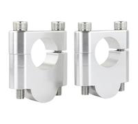 Riser Manubrio Compatibile Con Per XJ 6 / Diversion 2009-2015 Per XJ 900 S Diversion 1994-2003 22mm 7/8" Riser Manubrio Morsetti Riser Manubrio(Silver,30mm)