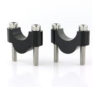 Riser Manubrio Compatibile con Yamaha TDM 900 2002 2003 2004 2005 2006 2007 2008 2009 2010 2011 22mm 7/8" Riser per Manubrio per Montaggio su Barra per Moto (Color : Black20mm)