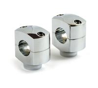 Riser manubrio da 1 1/4" domed 73-02 big twin twin cam b xl sportster (escluso f