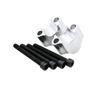 Riser Manubrio Da 22 Mm E 7/8" Moto Per Suzuki Morsetto montaggio motocicletta(ARGENTO)
