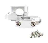 Riser manubrio da 25,4 mm compatibile con C109 M90(Silver) | Per C90 C50 VS1400 VL800 LS600 Maurader 800; Supporto spostato indietro di 1 pollice verso l'alto