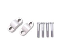 Riser manubrio HIGHSIDER pro 25mm, argento per manubri Ø28.6mm, argento