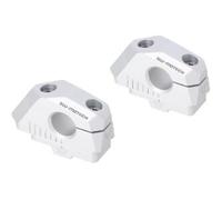 SW-Motech Manubrio posteriore variabile Ø22 mm con offset - Argento. BMW F 750 GS (17-) / F 800 GS (23-)., argento