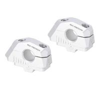 Riser Manubrio Inclinato Regolabile Sw-Motech Diametro 22 mm Argento.