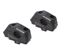 Prolunga variabile manubrio Ø 22/28 mm NERO O ARGENTO