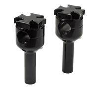 Riser manubrio maltese 4" di rialzo nero 73-02 big twin twin cam b xl sportster