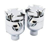 Riser manubrio maltese altezza 2" cromato 73-02 big twin twin cam b xl sportster