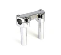 Riser manubrio manubrio da 4,5" + morsetto superiore cromato