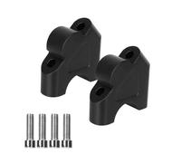 Riser Manubrio Manubrio motocicletta con supporto posteriore mobile riser manubrio 32 mm CNC per BMW per R1200GS per R1250GS per R1250RS per S1000XR per R1200R Motorcycle Handlebar Riser(Black)
