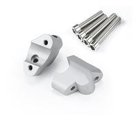 Riser manubrio Moto Manubrio Riser Elevazione Morsetto Supporto Per Ducati Per Multistrada V4 S V4S V4 Per Pikes Picco Per Rally(ARGENTO)