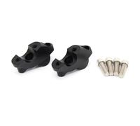 Riser Manubrio Moto Per CB400X 2021 Moto Accessori Riser Manubrio Staffa Manubrio Adattatore Di Estensione Clip Manubrio Aumenta L'altezza Di 24 Millimetri(Black)