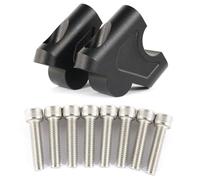 Riser Manubrio Moto Per Royal Per Enfield Per Himalayan Per Scram 411 Himalayan Riser manubrio moto Riser manubrio offset Morsetti Manubrio Moto(Nero)
