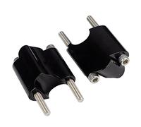riser manubrio moto Per Sportster XL1200X XL 1200 48 2010-2022 CNC Alluminio 2 "Rise Manubrio Riser 1" Bar Aumentare Blocco Kit di Estensione rialzo manubrio moto (Color : 2-black)