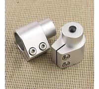 Riser manubrio moto per SUZUKI GW 250 INAZUMA Adattatore prolunga riser morsetto(Argento)