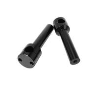 Riser Manubrio Motocicletta Kit adattatore per montaggio morsetto riser manubrio per accessori moto, nero, rotondo, 22/25 mm, alluminio CNC per ATV e da cross
