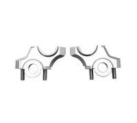 Riser Manubrio Per Moto Per Yamaha MT09 FZ-09 FZ09 XSR900 2012-2018. Regolatore Di Estensione Per L'altezza Del Manubrio. Staffa Estensione Dell'Altezza Manubrio(Argento)