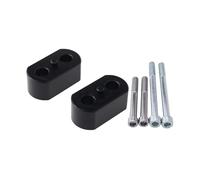 Riser manubrio Per Triumph Per Tiger 900 Per Rally Per Tiger 900 Pro Gt 2020 Per Tiger 850 Per Sport 2021 Morsetto Manubrio Riser Bars(Nero)