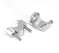 Riser Manubrio Per Yamaha TRACER9 TRACER 9 GT 2021 2022 - Adattatore Di Montaggio Per Riser Manubrio, Estensione Attacco Manubrio Offset. Staffa Estensione Dell'Altezza Manubrio(Argento)