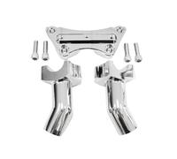 Riser Manubrio Pullback da 3-1/2 Pollici e Kit Morsetto Superiore per Dyna Softail Fat Boy