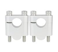 Riser manubrio Riser Manubrio Fat Bar 7/8" 22 Mm Moto Per Ducati(ARGENTO,Clamp 30mm)