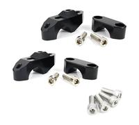 Riser Manubrio Riser manubrio moto Fat Bar Back Move Riser per Aprilia Per Tuono Per 1000 R Per RX125 Per SX125 28mm 1 1/8" Motorcycle Handlebar Riser(Black)
