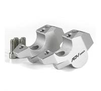 Riser Manubrio Riser Manubrio Moto Riser Manubrio Moto Morsetto Manubrio di Sollevamento per H&Onda XADV 750 X-ADV 750 ADV 150 2017 -(Argento 3)