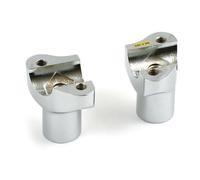 RISER Oem Style alt.2" cromati per manubri 1" - compatibile con cover di serie