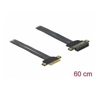 Riser PCI Express DeLock 85769 x4 a x4 cavo flessibile 60 cm nero